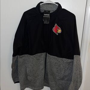 New Louisville Cardinals Basketball Trail Hike Denali style Fleece Track Jacket